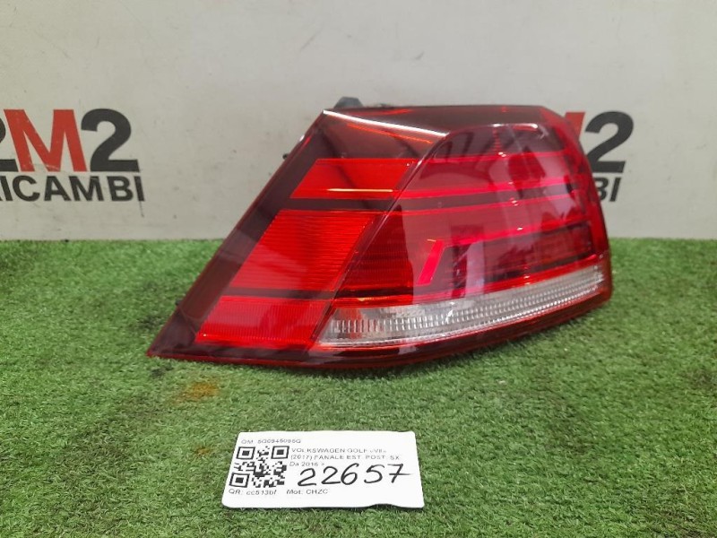 Fanale EST POST SX 5G0945095Q Volkswagen GOLF VII 2017