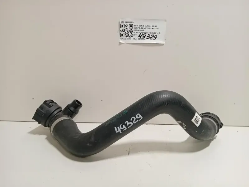 TUBO Acqua Radiatore Oliotermostato 866283601 Bmw Serie 4 F36 GRAN Coupe 2014