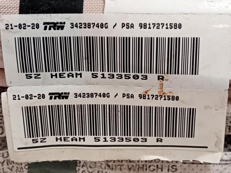 Air-bag A Tendina SX 34276535 Opel Combo E 2018