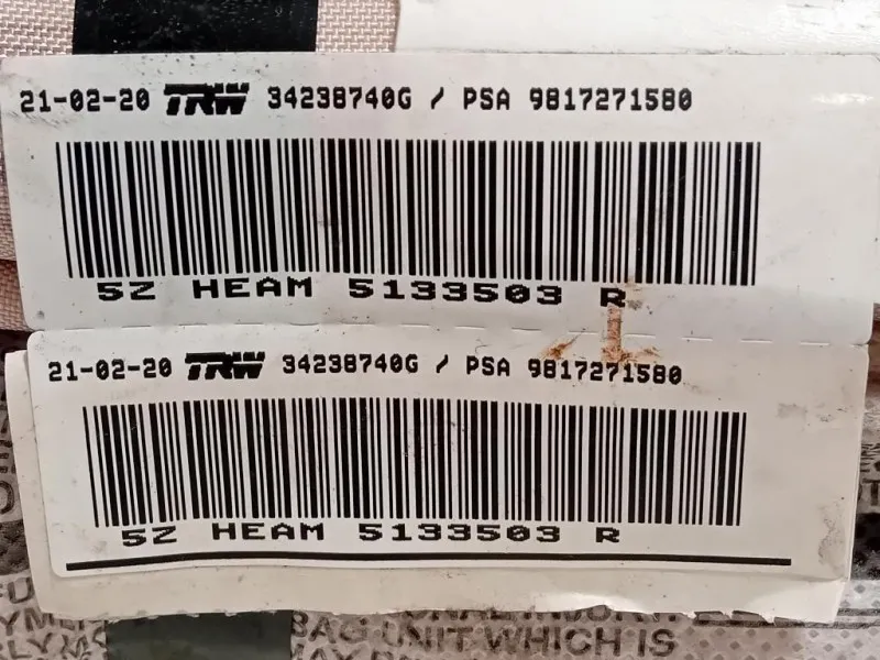 Air-bag A Tendina SX 34276535 Opel Combo E 2018