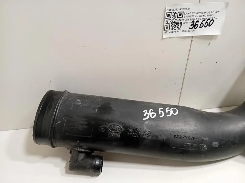 TUBO Flessibile Filtro ARIA BJ32-9C620-C Land Rover Range Rover Evoque I 2011