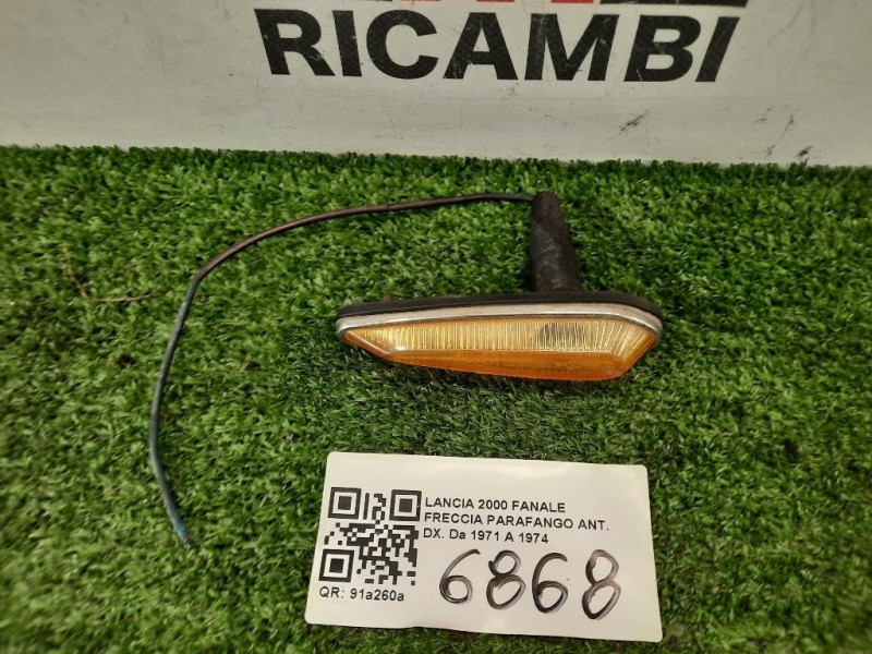 Fanale Freccia Parafango ANT DX Lancia Flavia 2012