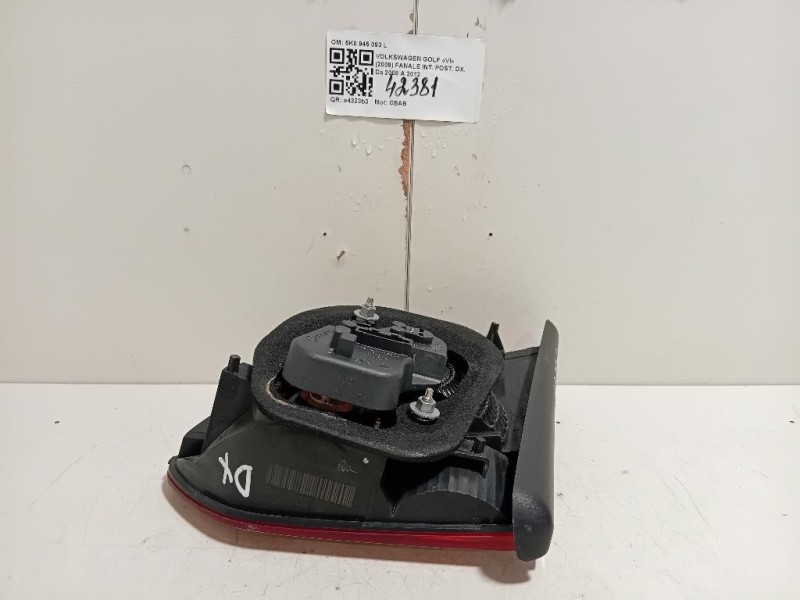 Fanale INT POST SX 5K0 945 093 L Volkswagen GOLF VI 2009