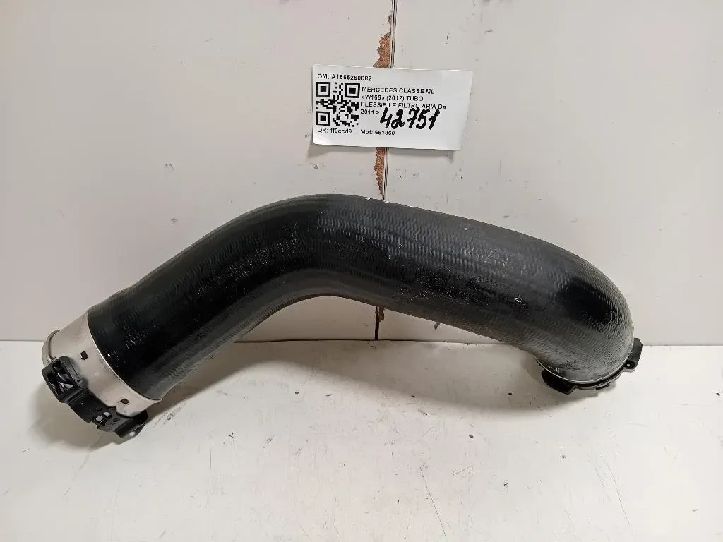 TUBO Flessibile Filtro ARIA A1665260082 Mercedes Classe ML W166 2012
