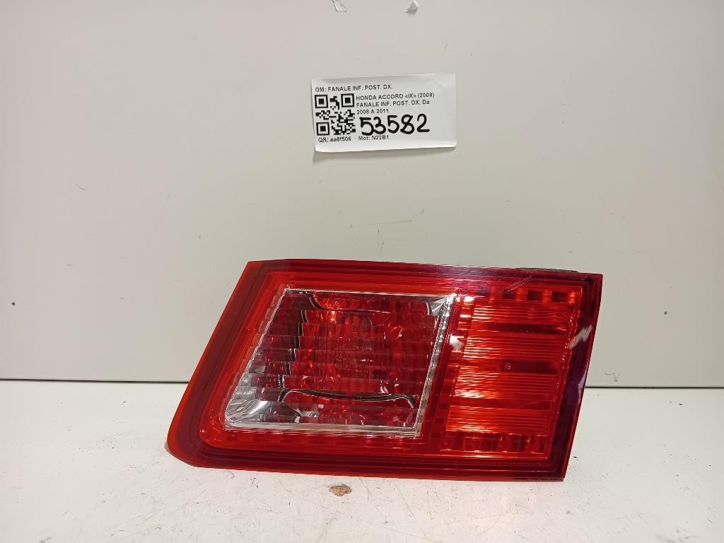 Fanale INF POST DX FANALE INF POST DX Honda Accord IX 2009