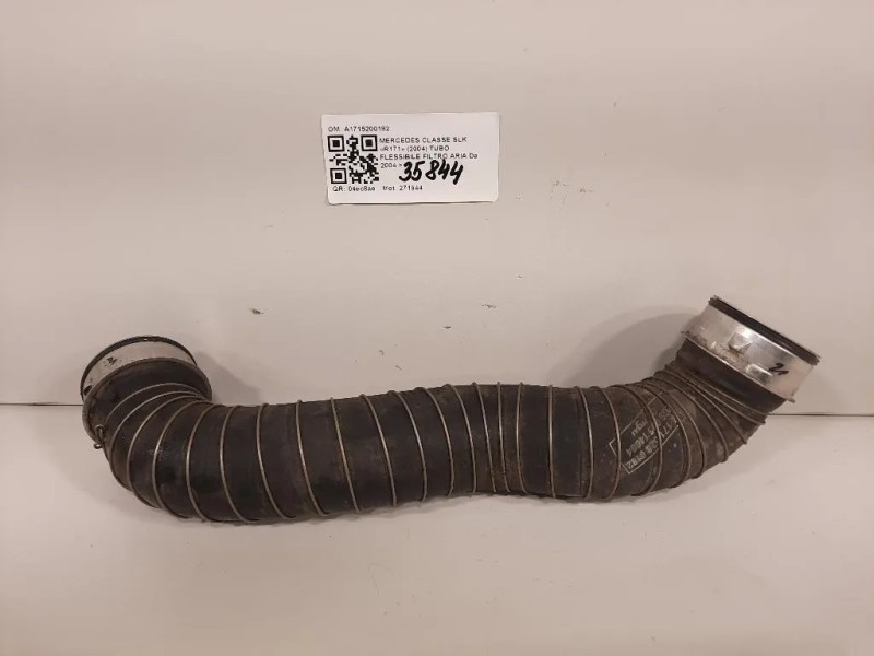TUBO Flessibile Filtro ARIA A1715280182 Mercedes Classe SLK R171 2004