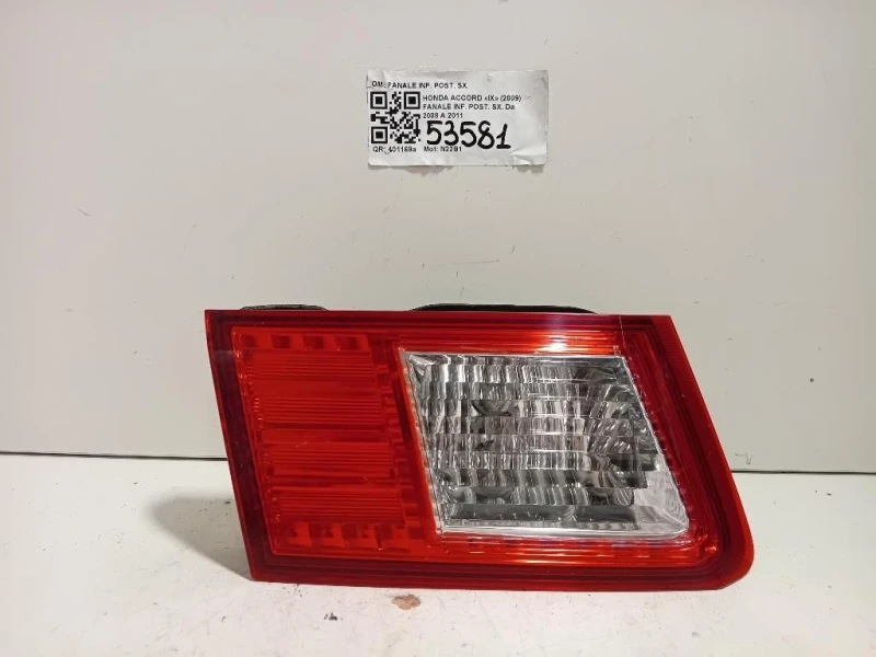 Fanale INF POST SX FANALE INF POST SX Honda Accord IX 2009