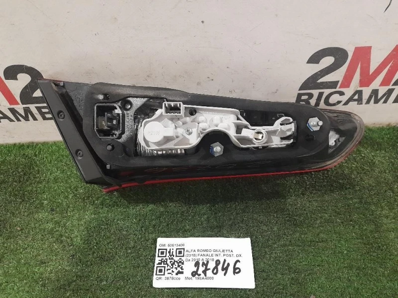 Fanale INT POST DX 50513400 Alfa Romeo Giulietta 2010