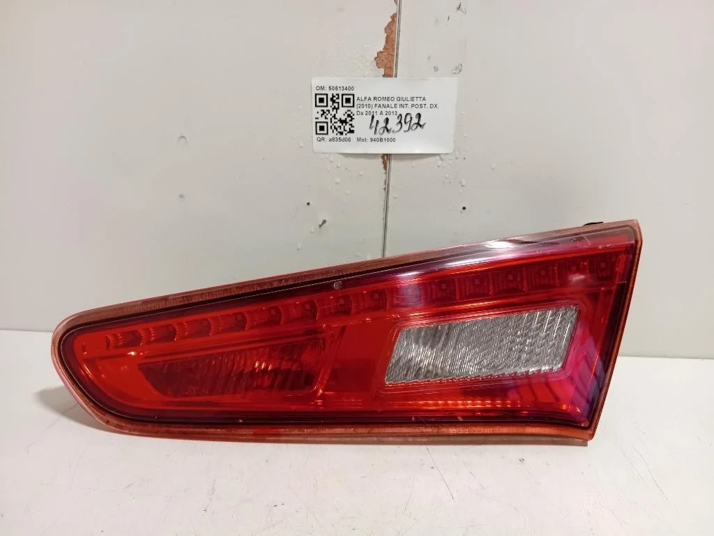 Fanale INT POST DX 50513400 Alfa Romeo Giulietta 2010