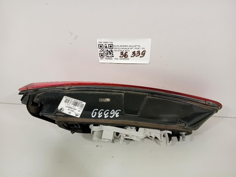 Fanale INT POST DX 50531132 Alfa Romeo Giulietta 2013