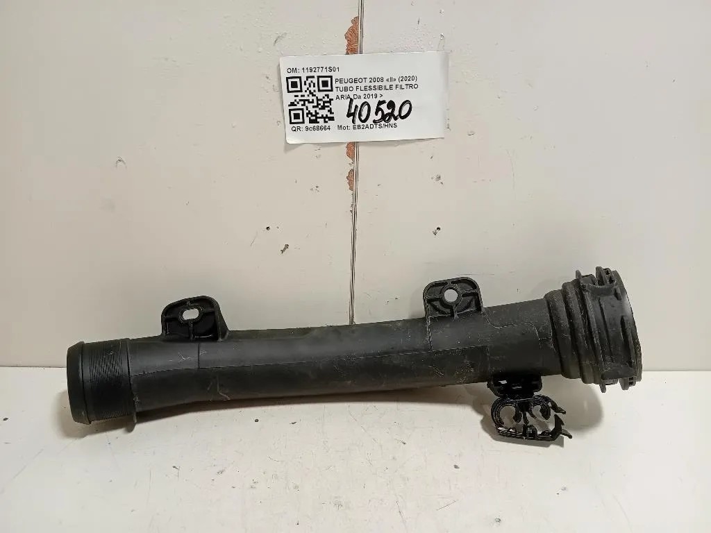 TUBO Flessibile Filtro ARIA 1192771S01 Peugeot 2008 II 2020