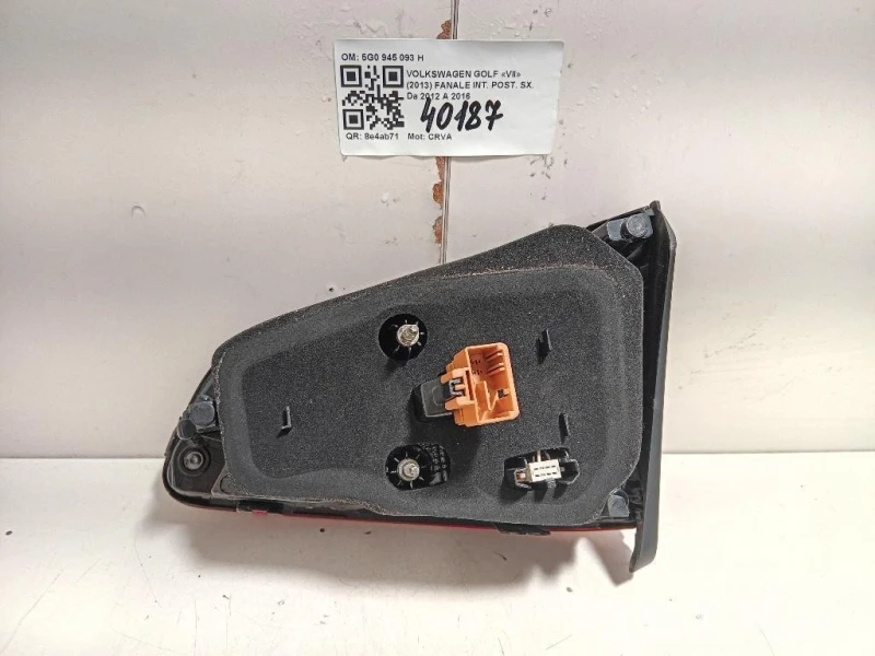 Fanale INT POST SX 5G0 945 093 H Volkswagen GOLF VII 2013