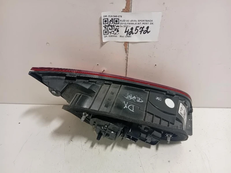 Fanale INT POST DX 8V4 945 076 Audi A3 8VA Sportback 2012
