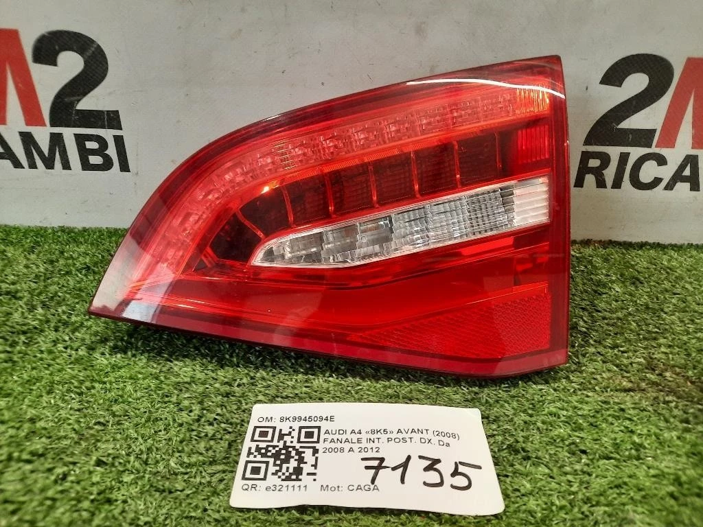 Fanale INT POST DX 8K9945094E Audi A4 8K5 Avant 2008