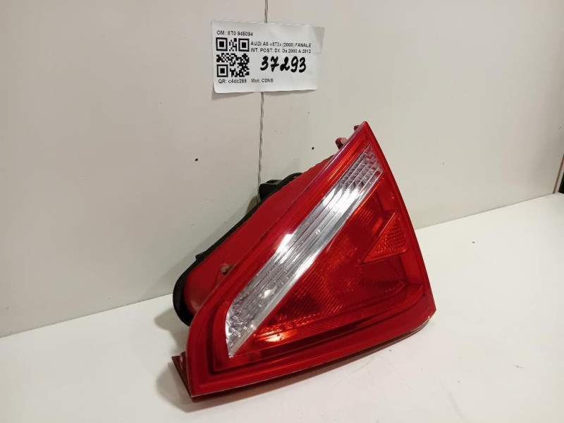 Fanale INT POST DX 8T0 945094 Audi A5 8T3 2008