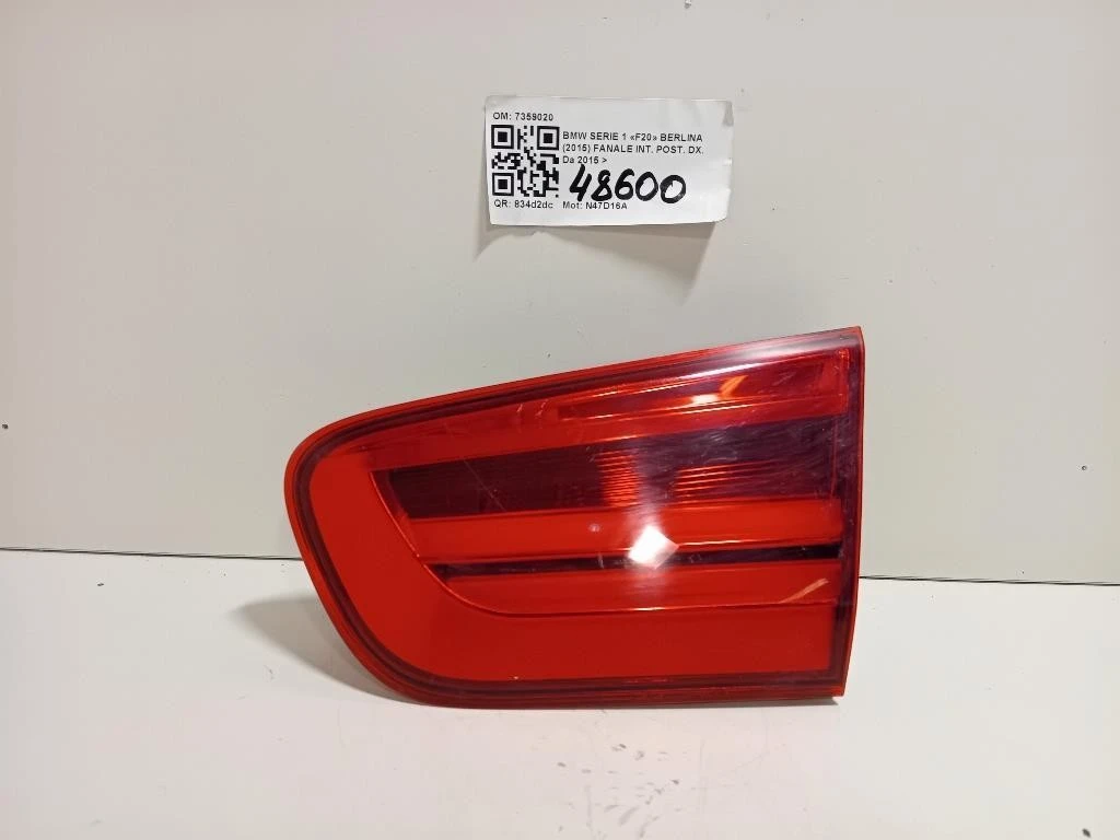 Fanale INT POST DX 7359020 Bmw Serie 1 F20 Berlina 2015