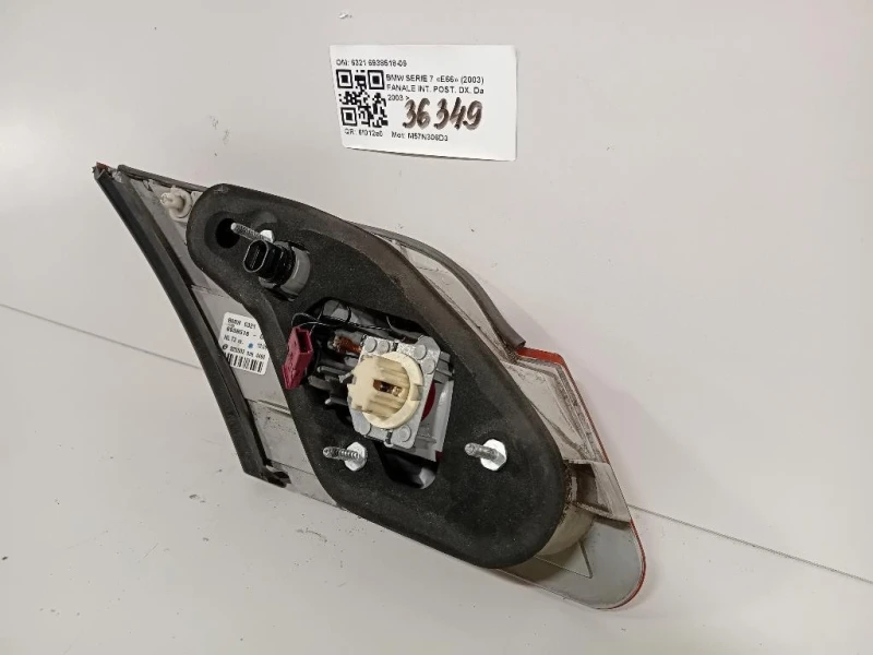 Fanale INT POST DX 6321 6938518-09 Bmw Serie 7 E66 2003