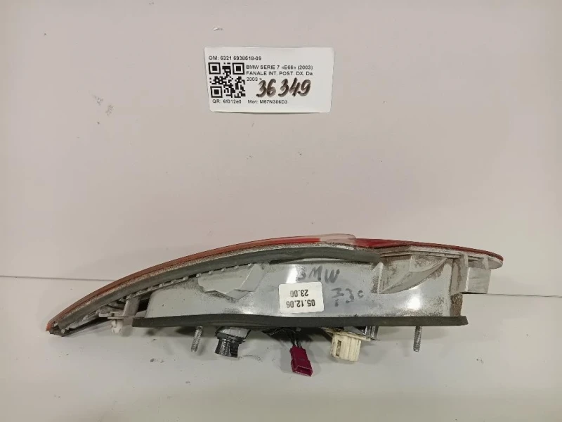 Fanale INT POST DX 6321 6938518-09 Bmw Serie 7 E66 2003