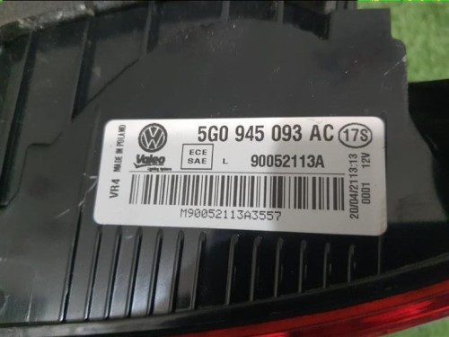 Fanale INT POST SX 5G0945093AC Volkswagen GOLF VII 2017
