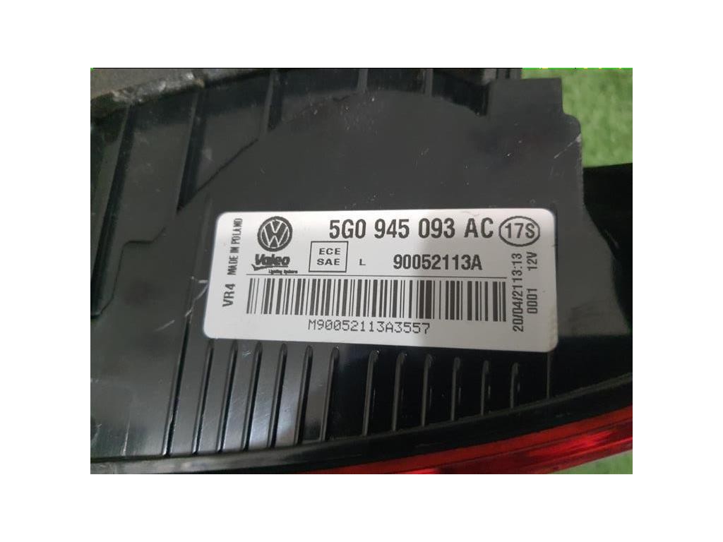 Fanale INT POST SX 5G0945093AC Volkswagen GOLF VII 2017