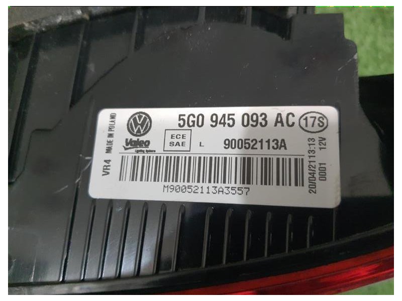 Fanale INT POST SX 5G0945093AC Volkswagen GOLF VII 2017