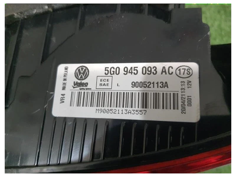 Fanale INT POST SX 5G0945093AC Volkswagen GOLF VII 2017