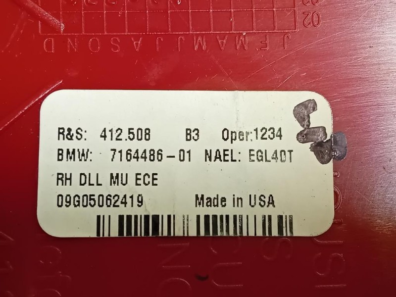 Fanale INT POST DX 63218409012 Bmw X5 E53 2000