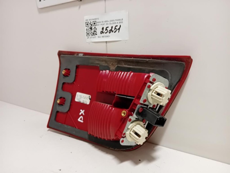 Fanale INT POST DX 63218409012 Bmw X5 E53 2000