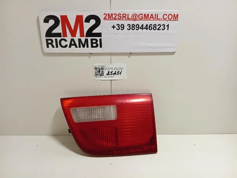 Fanale INT POST DX 63218409012 Bmw X5 E53 2000