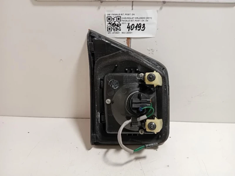 Fanale INT POST DX FANALE INT POST DX Chevrolet Orlando 2011