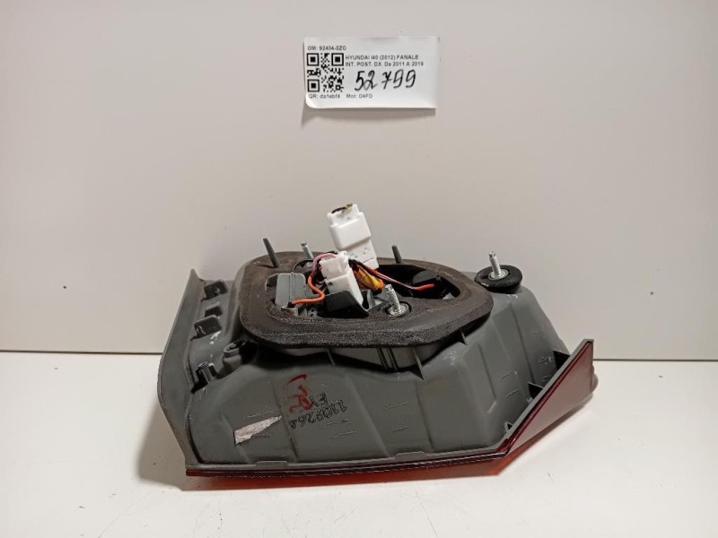Fanale INT POST DX 92404-3ZO Hyundai I40 2012