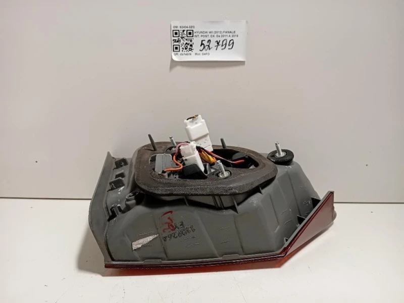 Fanale INT POST DX 92404-3ZO Hyundai I40 2012