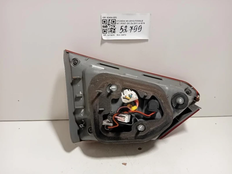 Fanale INT POST DX 92404-3ZO Hyundai I40 2012
