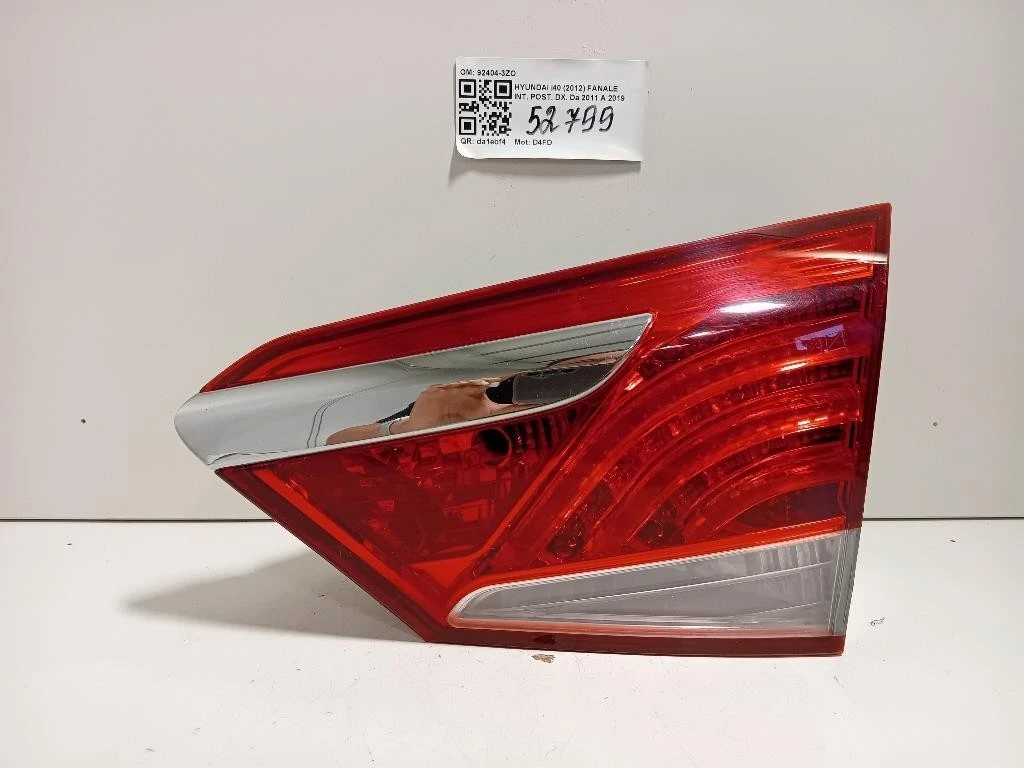 Fanale INT POST DX 92404-3ZO Hyundai I40 2012