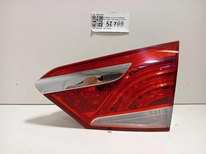 Fanale INT POST DX 92404-3ZO Hyundai I40 2012