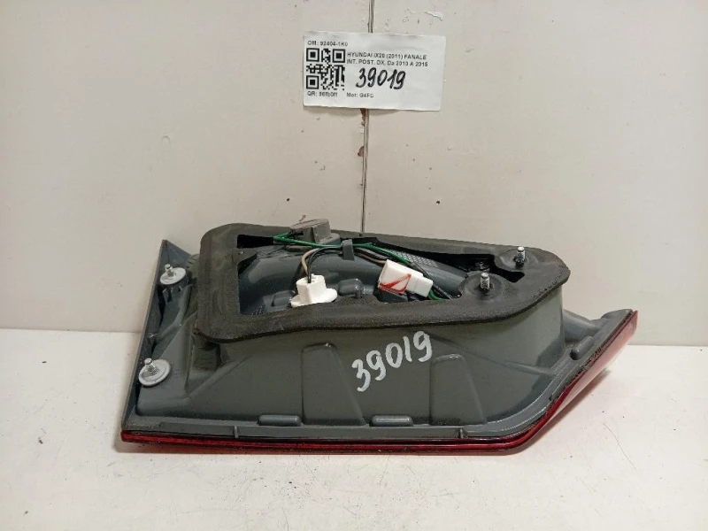 Fanale INT POST DX 92404-1K0 Hyundai IX20 2011