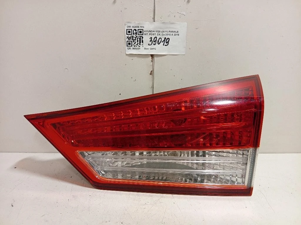 Fanale INT POST DX 92404-1K0 Hyundai IX20 2011