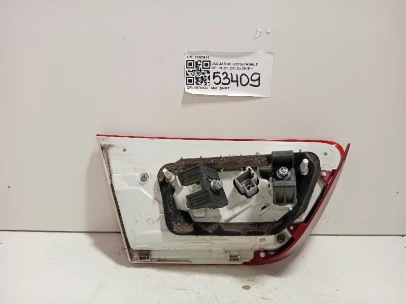 Fanale INT POST DX T4N7914 Jaguar XE 2015