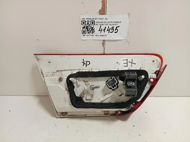 Fanale INT POST DX T4N39462 Jaguar XE 2015