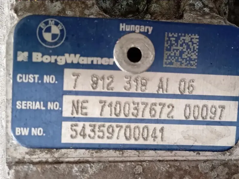 Turbina 7812318 06 Mini MINI Clubman R55 2011