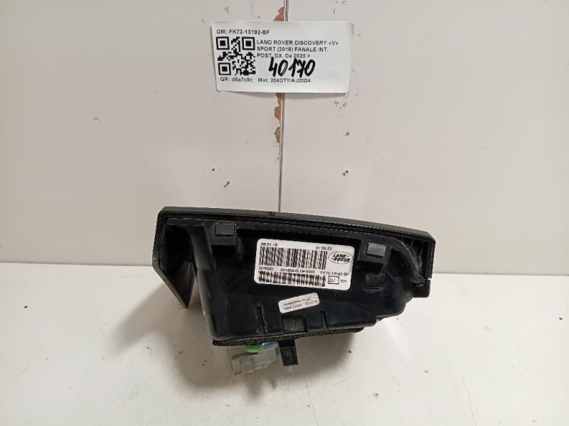 Fanale INT POST DX FK72-13192-BF Land Rover Discovery V Sport 2019