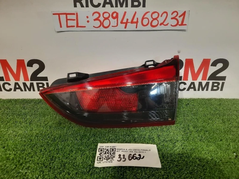 Fanale INT POST DX 22641956 FANALE LATO PASSEGGERO DX Mazda 6 III 2013