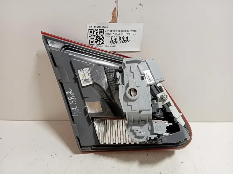 Fanale INT POST DX A2469066400 Mercedes Classe B W246 2012