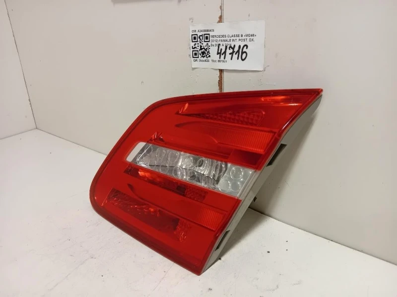 Fanale INT POST DX A2469066400 Mercedes Classe B W246 2012