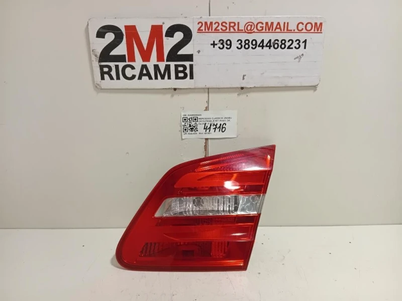 Fanale INT POST DX A2469066400 Mercedes Classe B W246 2012