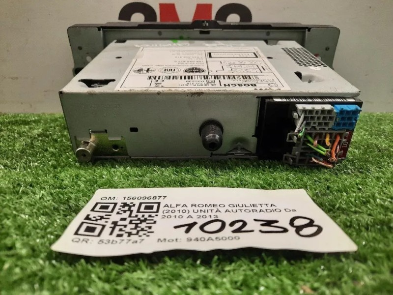 Unità Autoradio 156096877 Alfa Romeo Giulietta 2010
