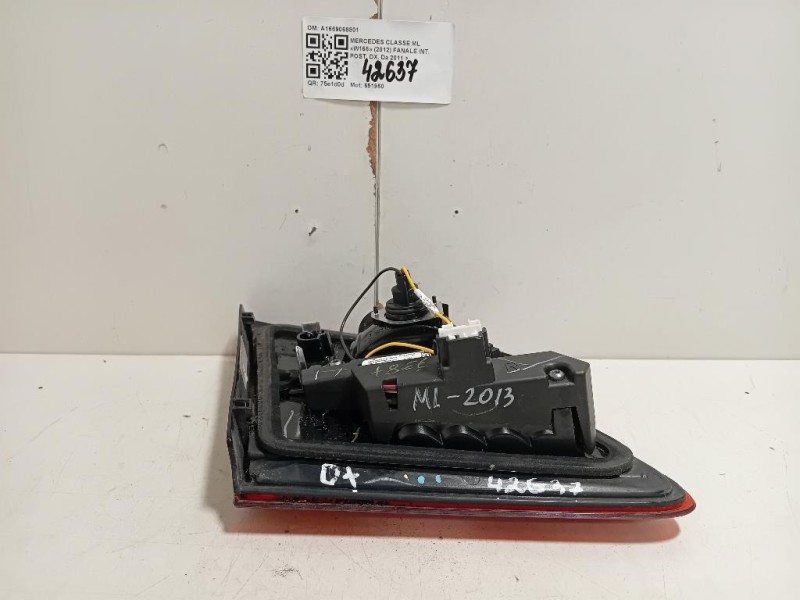 Fanale INT POST DX A1669068801 Mercedes Classe ML W166 2012