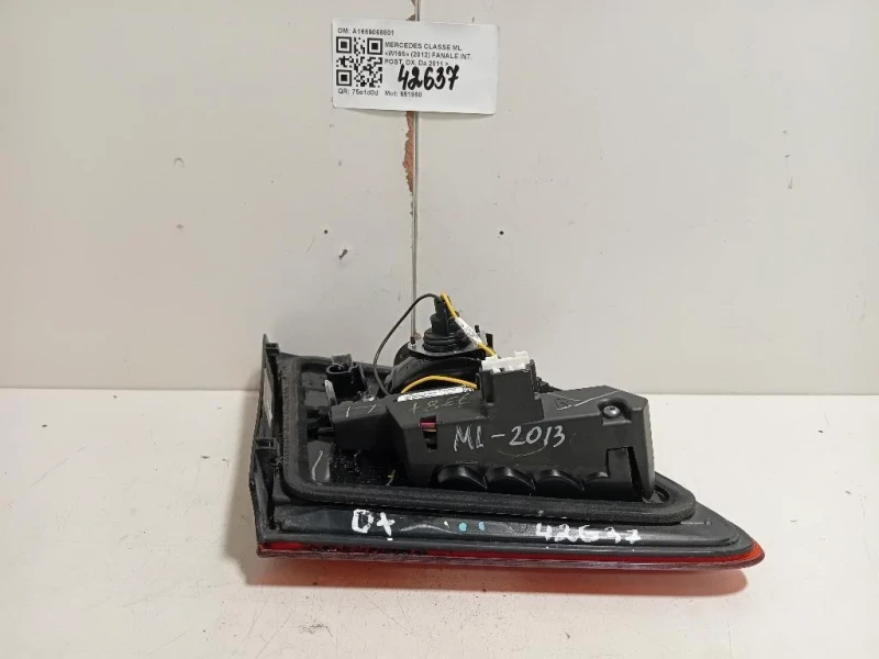 Fanale INT POST DX A1669068801 Mercedes Classe ML W166 2012