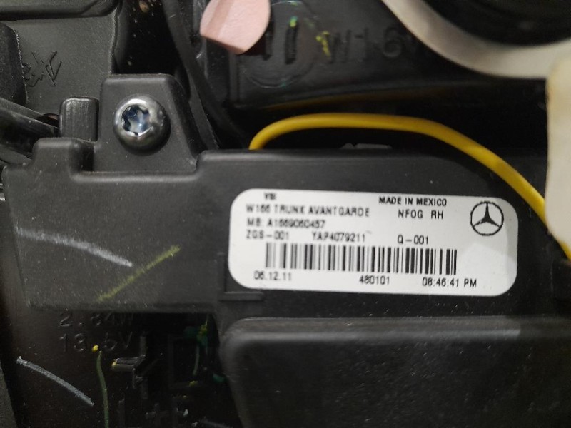 Fanale INT POST DX A1669060457 Mercedes Classe ML W166 2012