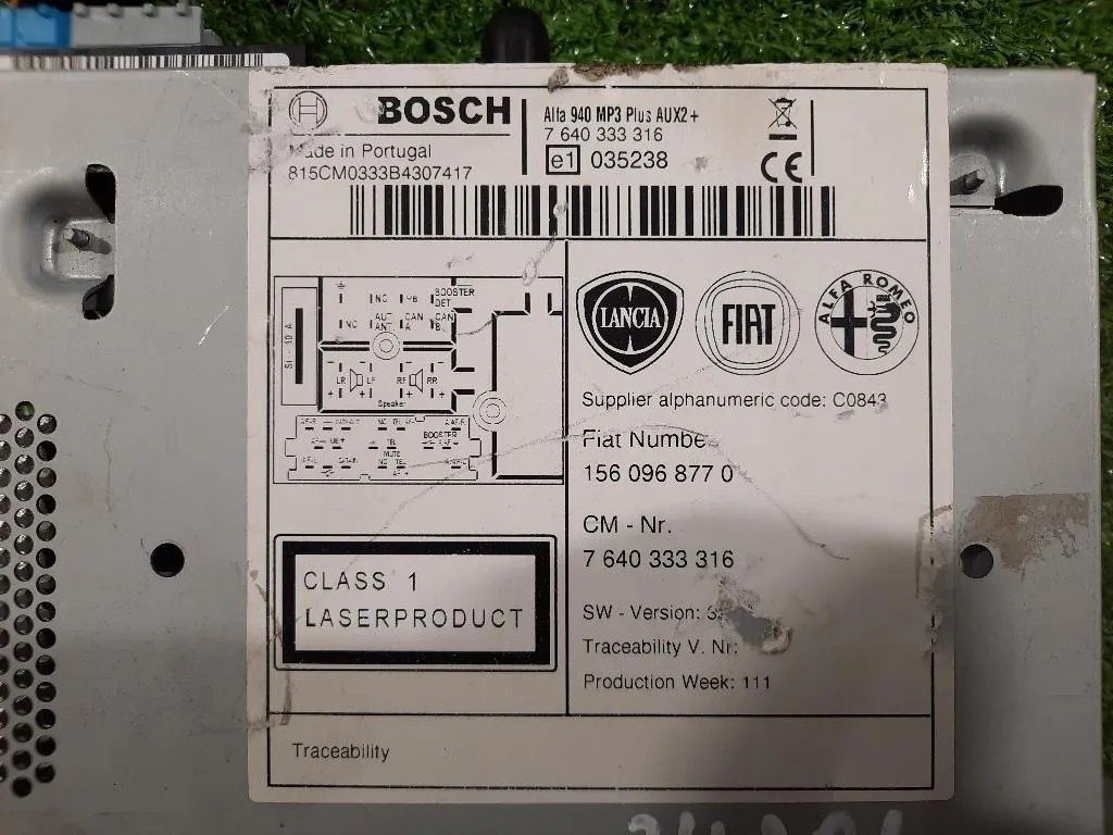 Unità Autoradio 7640333316 Alfa Romeo Giulietta 2010